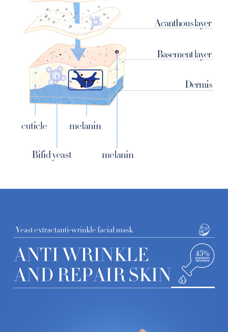 Bifid Yeast Mask30gBIOAOUA Hydrating Moisturizing Tablets for Cross-Border Wholesale