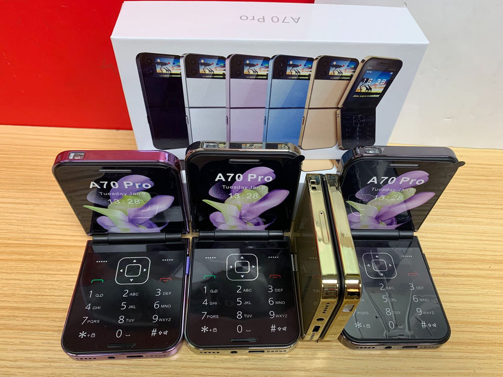 A7pro Flip Phone Mini Feature Phone Foldable Phone with Buttons2G Foreign Language Multi-Language