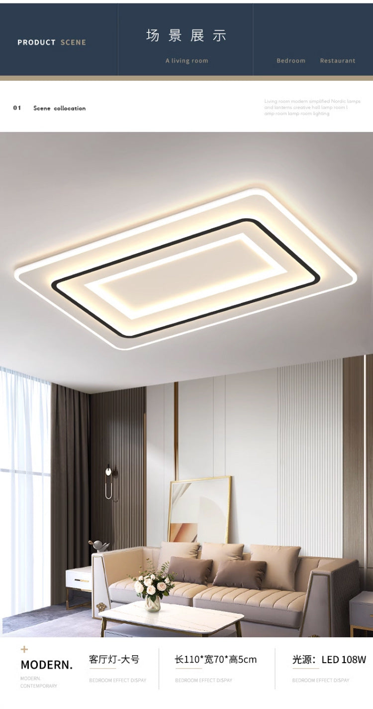 Ultra-Thin led Ceiling Light Nordic Living Room Lighting Home Simple Modern Kitchen Balcony Room Bedroom Light Wholesale