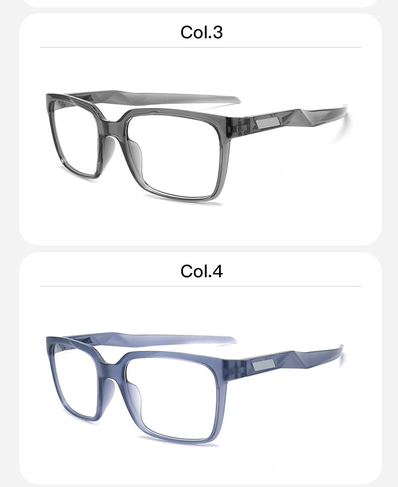 2025New Year's Square Sports TR Glasses Frames Wholesale In Stock Glasses