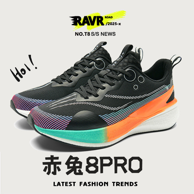 Red Rabbit8pro Running Shoes2025New mesh ultra-light shock-absorbing sports shoes fashion casual carbon plate racing running shoes