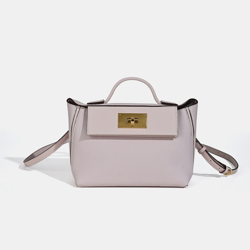 New European and American Style Kelly Bag Versatile Dumpling Bag High-Quality Texture Top Layer Fashion Women's Handbag Tote Shoulder Crossbody Bag