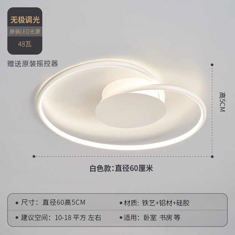 Bedroom light led Modern Minimalist Ceiling Light Internet Celebrity ins Creative Heart-Shaped Home Main Bedroom Study Zhongshan Lighting
