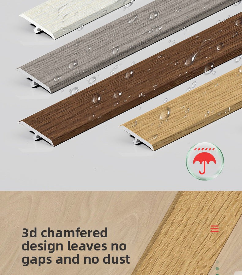 PVC Edge trim T Wooden floor trim strip, wooden threshold edge trim, tile joint decorative strip, doorway stone edge trim strip