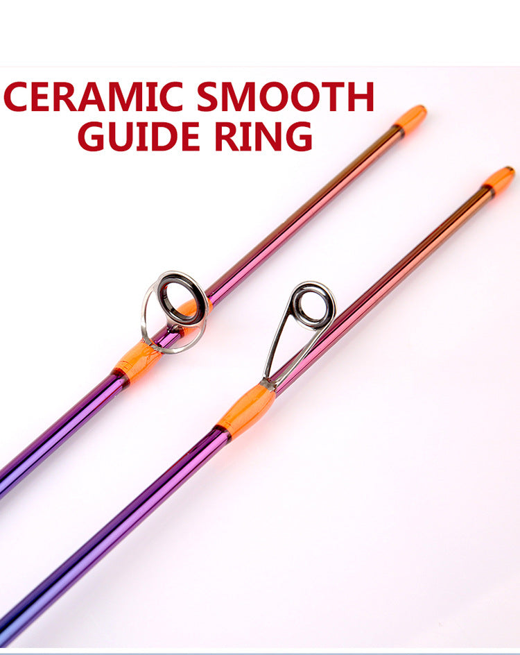 Lure rod UL Soft Tone1.68Rice1.8Rice 1.98Solid Carbon Fiber Rod Tip Gun Handle Straight Handle Horse Mouth Rod Set