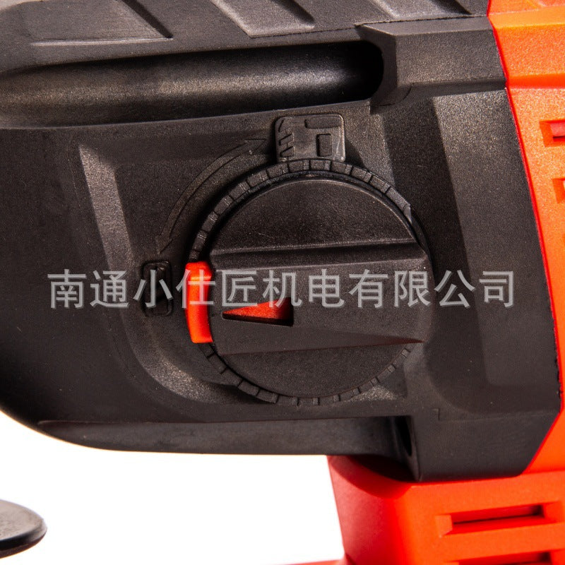 Cross-Border Brushless Electric Hammer Rechargeable Lithium Battery Tool Three-in-One Concrete Drilling High-Power Grooving Drilling Impact Drill