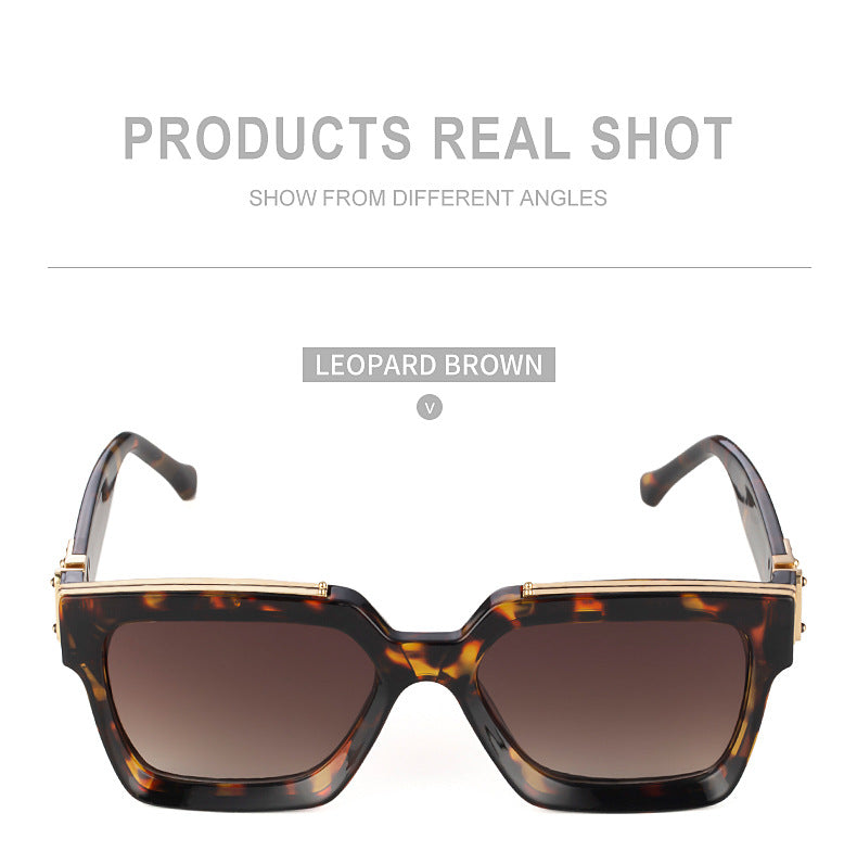 86229Small Frame Sunglasses for Women, European and American Style, Small Size, 0k Rich Man Same Style Sunglasses for Men, Trendy sunglasses