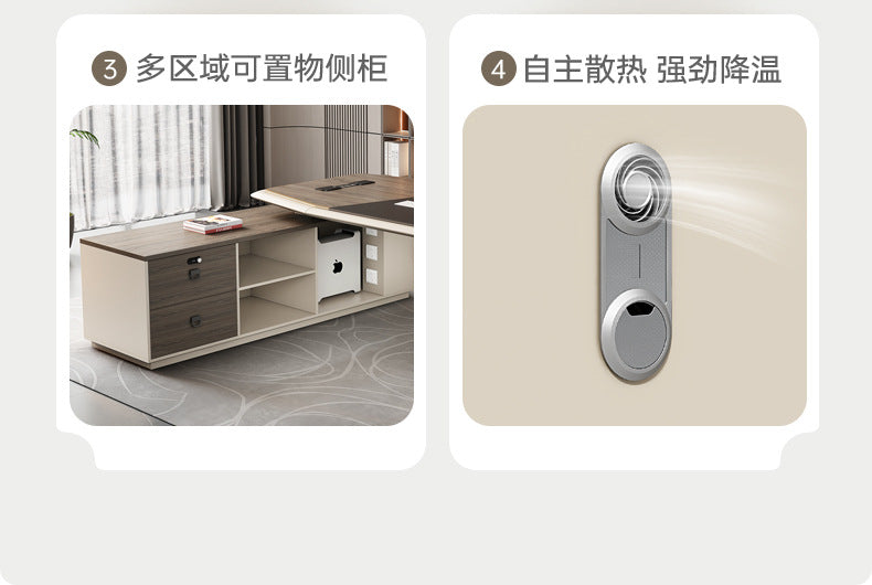 Office Desk Boss Desk Simple Modern Executive Desk Office Desk Office Chair Set Manager Desk President Desk