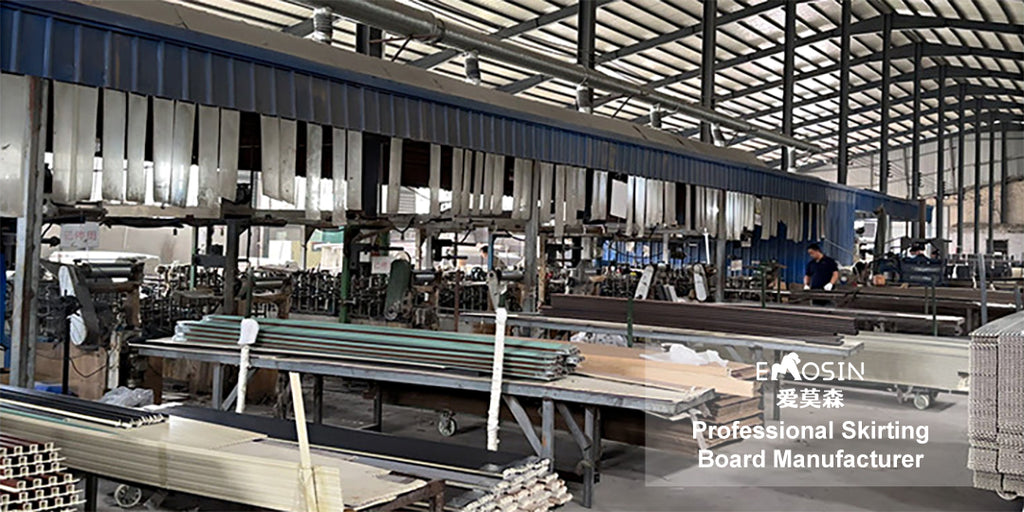 Competitive HDF MDF Fiberboard/Plastic/Pvc/Spc Flooring Accessory Skirting