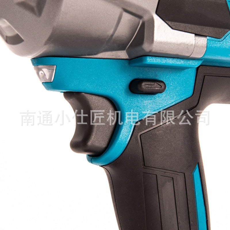 Manufacturer Supply Rechargeable Lithium Battery Wrench Cross-Border Trade High Torque Portable Impact Wrench Auto Repair Air Gun