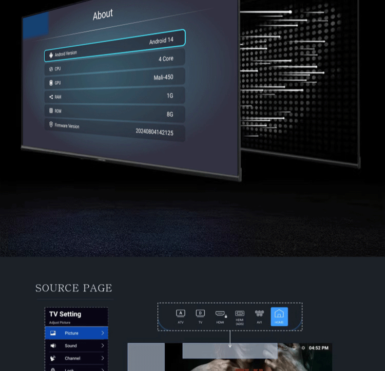 TV Set32Inch50Inch55Inch65Inch Smart Network LCD TV Manufacturer