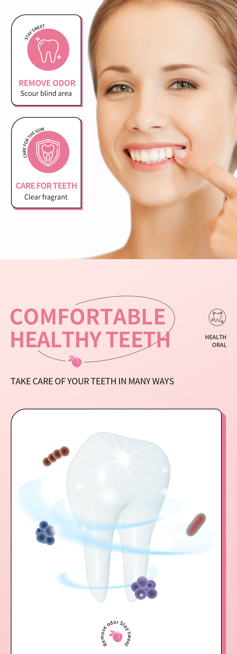 Cross-border Lemon Mouthwash Strips Oral Care Disposable Portable Cleaning Export Manufacturer Wholesale