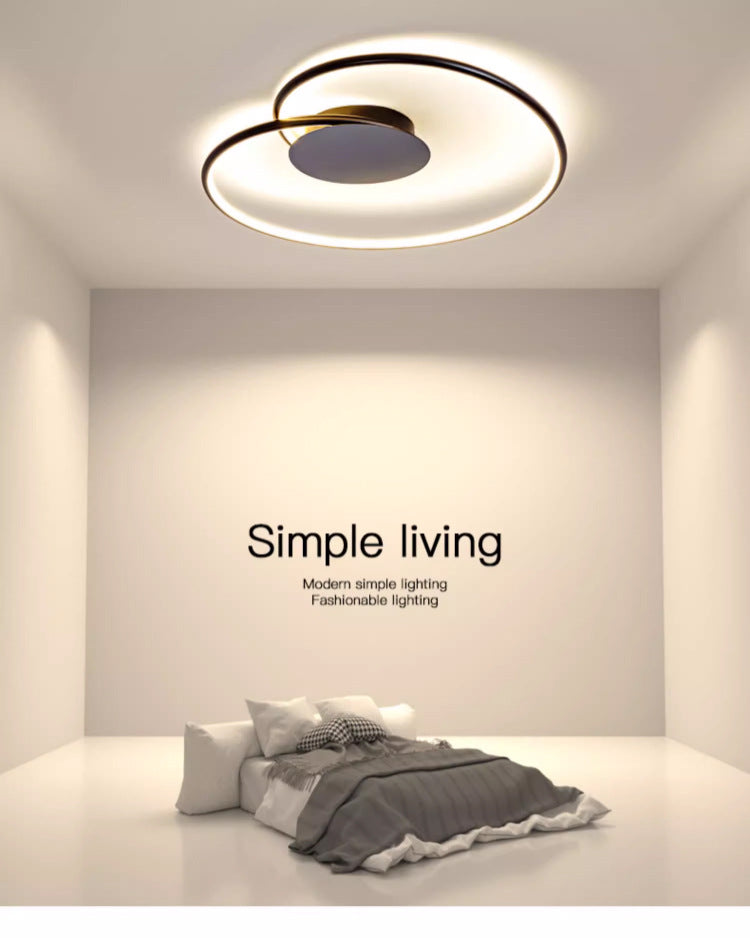 Bedroom light led Modern Minimalist Ceiling Light Internet Celebrity ins Creative Heart-Shaped Home Main Bedroom Study Zhongshan Lighting