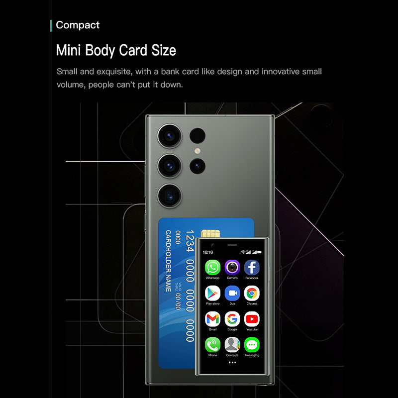 New Product S23Pro Mobile Phone3Inch2+16GB Android8.1Smart Mini Mobile Phone Ultra Small Pocket Backup Phone