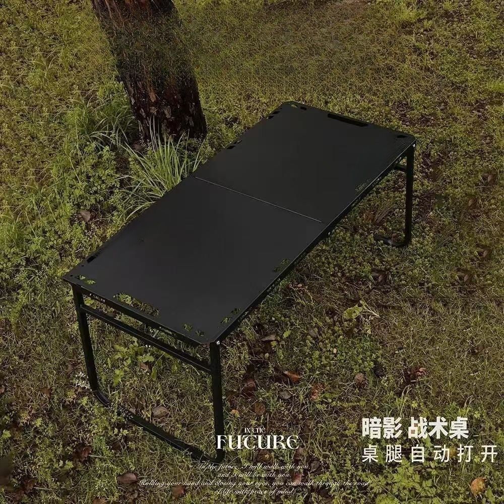Outdoor folding table camping picnic table igt Hydraulic Tactical Table Portable Semi-Automatic Table Camping Integrated