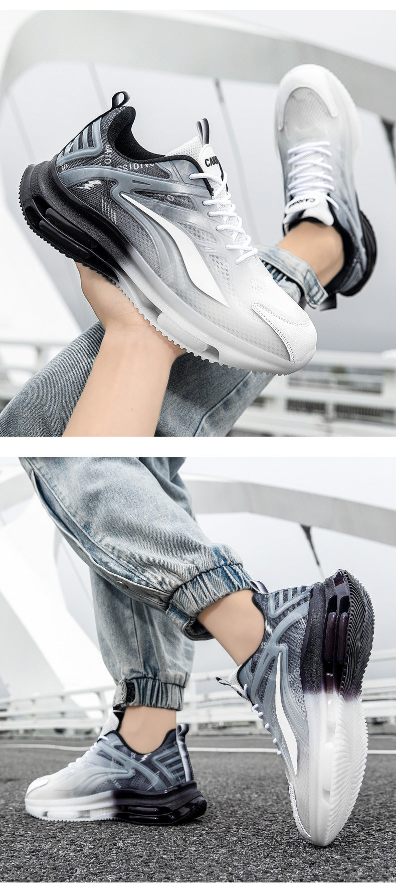 Summer New Youth Fashion Trend Comfortable Breathable Running Shoes Couple Casual Non-Slip Wear-Resistant Sports Shoes