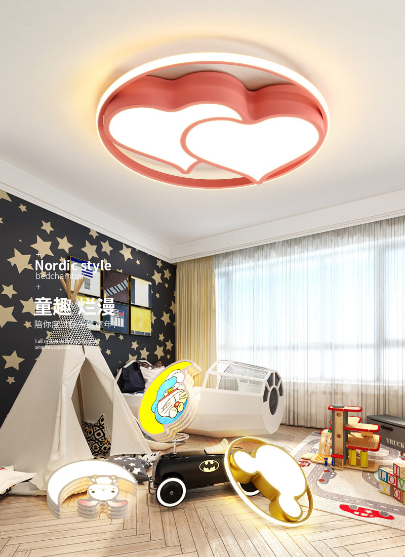Creative Children's Lamp Bedroom lamp cartoon ceiling light modern minimalist LED Eye Protection Room Lamp Zhongshan Lighting Wholesale