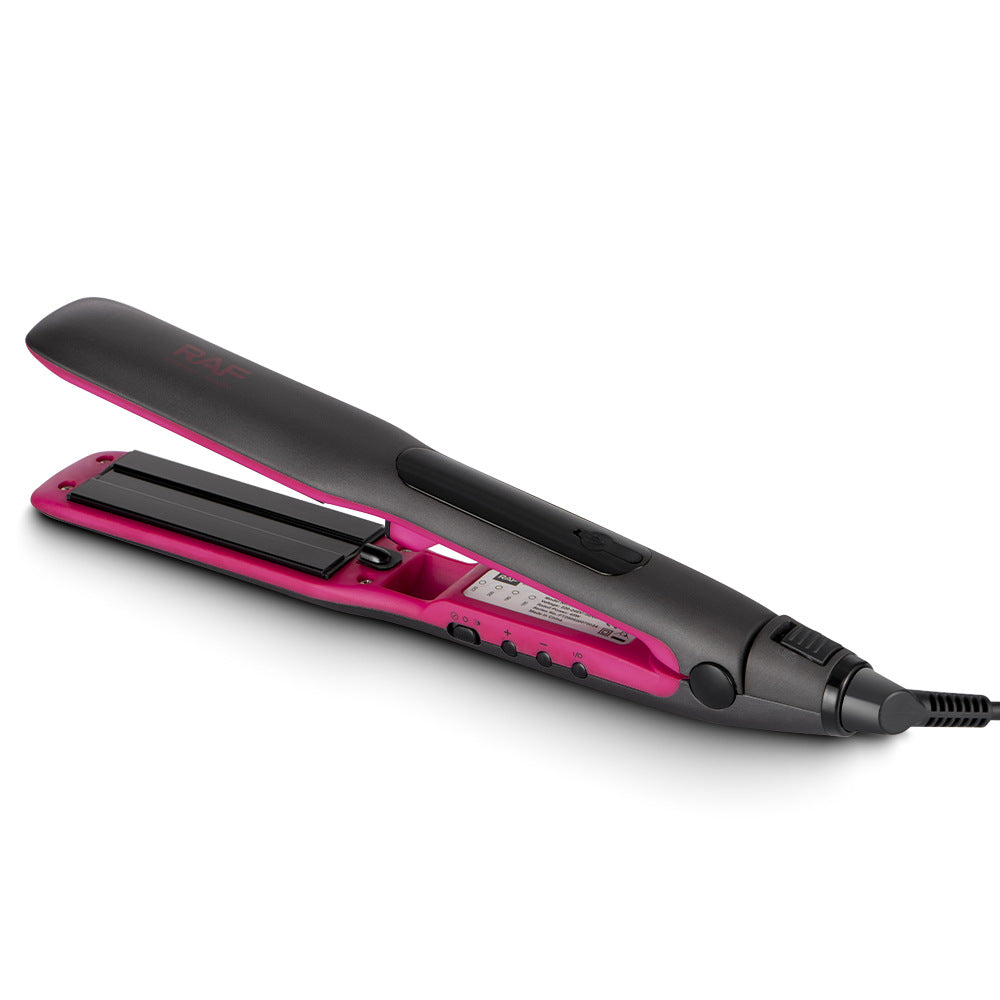 RAF EU Standard Home Use Volumizing Hair Root Clip Straightening Hair Styling Curler Straightener Negative Ion Hair Straightener