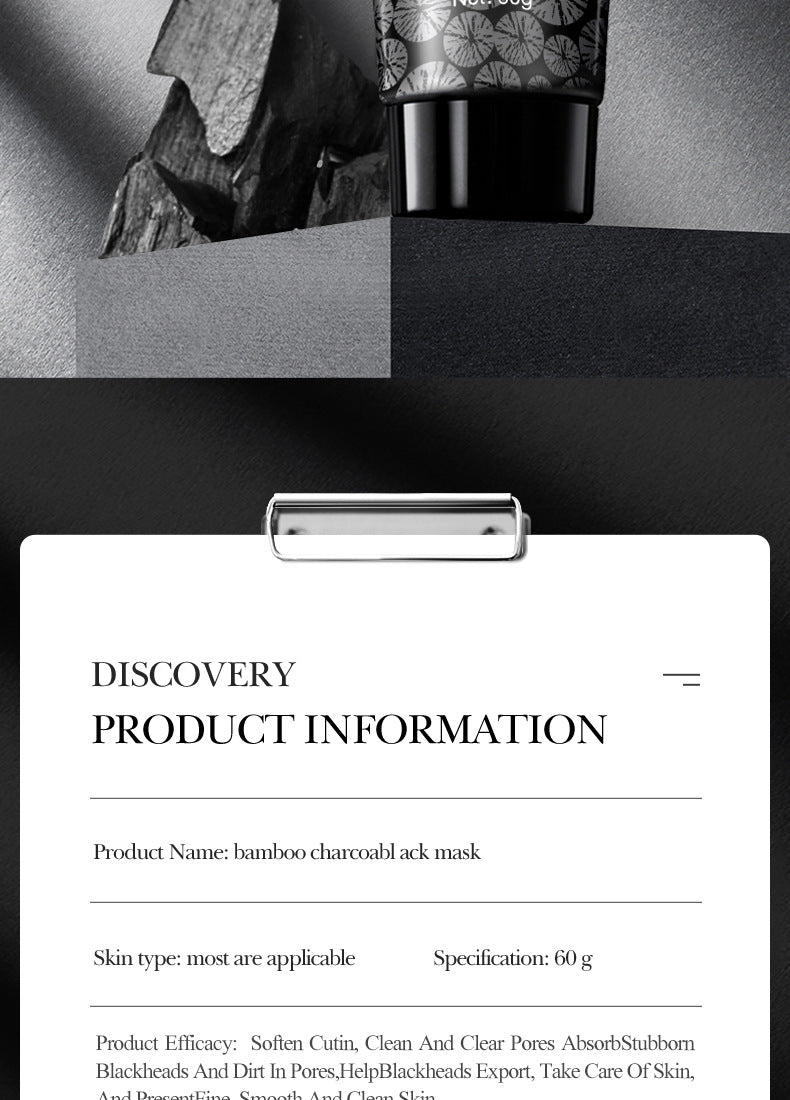 Full English Bamboo Charcoal Blackhead Absorbing Nose Mask Patch SADOERT District Nursing60g  Foreign Trade Skincare Wholesale