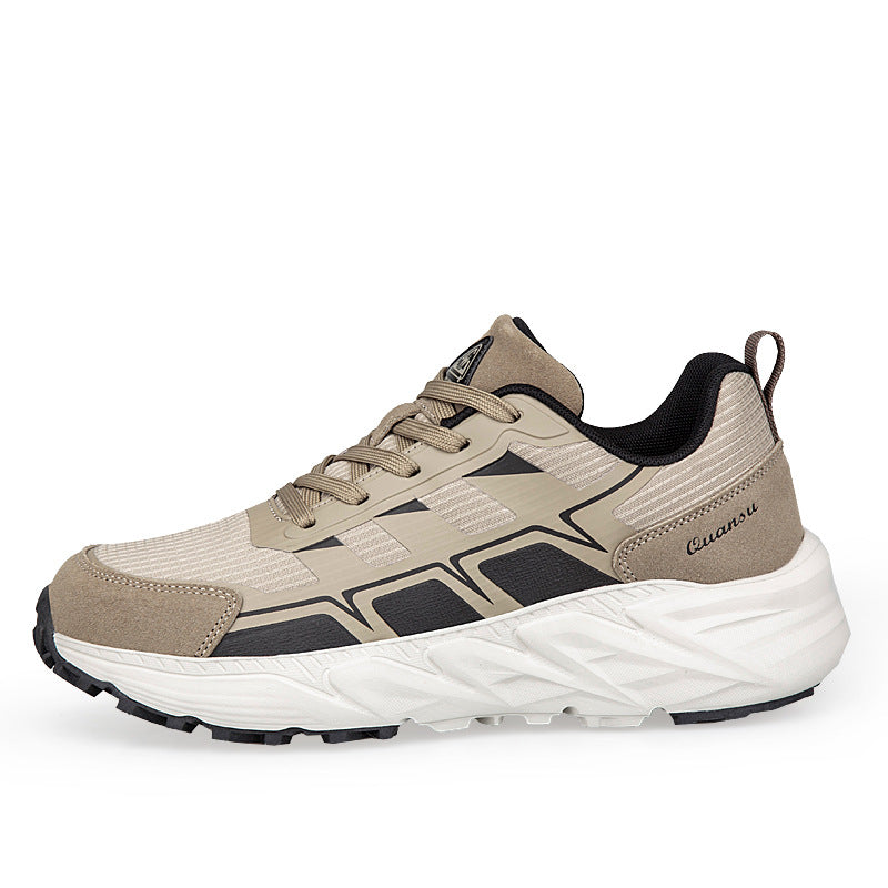 Breathable Casual Versatile Sneakers2024Autumn New Anti-Slip Running Shoes for Teenagers Lightweight Shock-Absorbing Trendy Shoes