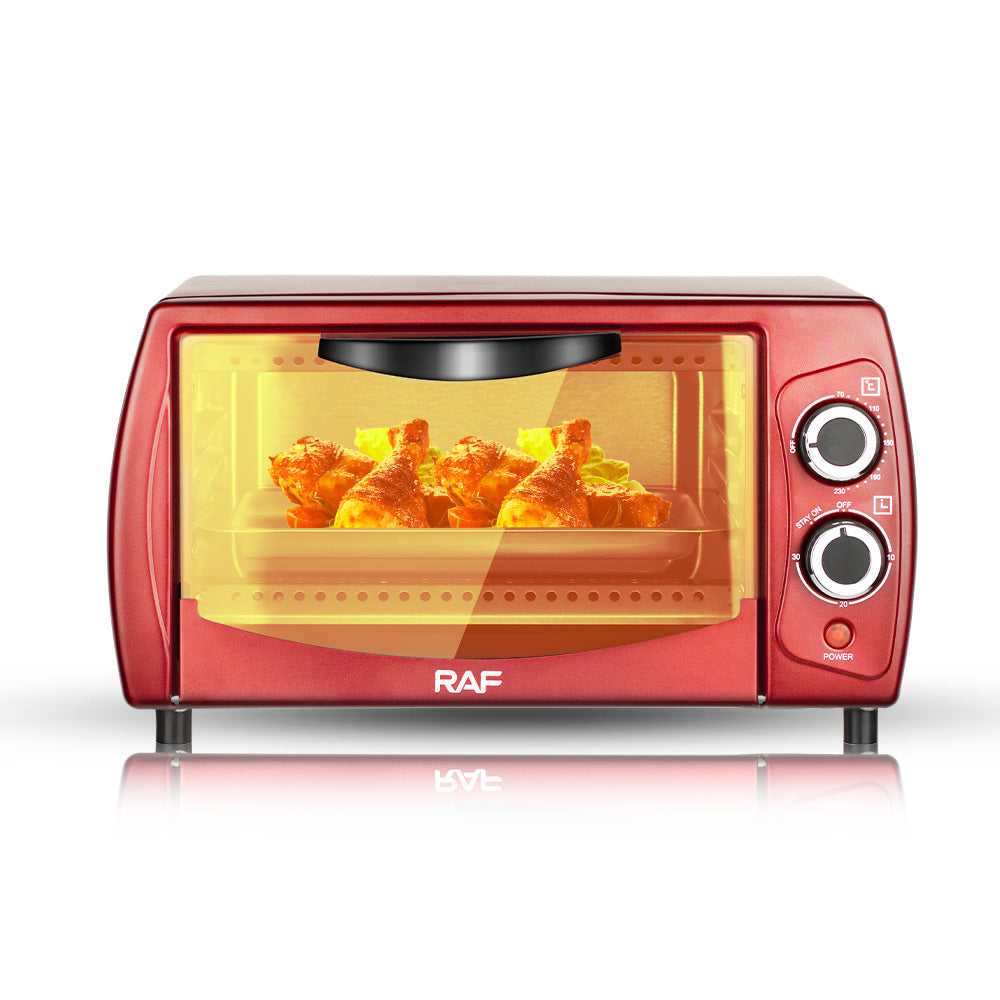 RAF European Standard Multifunctional Electric Oven for Home Use14L Mini Air Oven Multifunctional Bread and Cake Maker