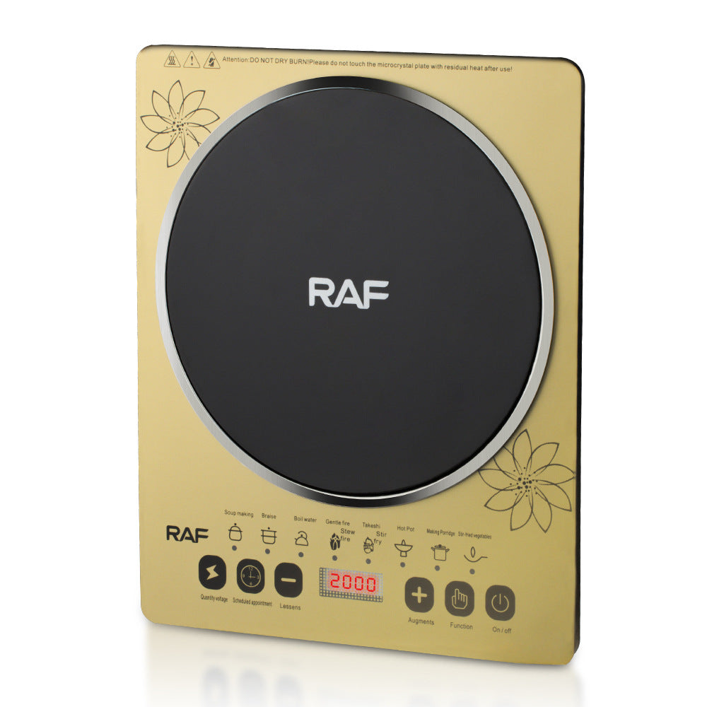 RAF European Standard Induction Cooker Household Multi-Functional High-Power Stir-Fry Hot Pot Induction Cooker Desktop Electric Stove Stir-Fry Cooking