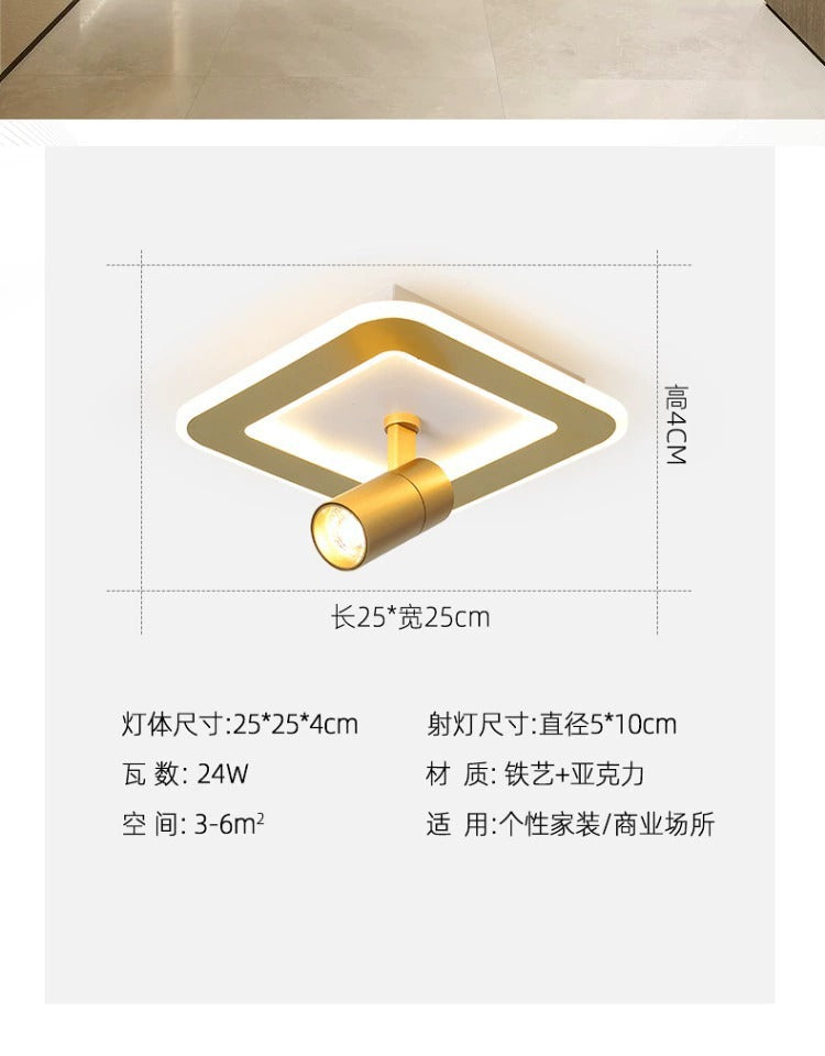 Aisle Light Corridor Light Luxury Balcony led Lamp Creative Background Wall Spotlight Simple Modern Cloakroom Ceiling Lamp