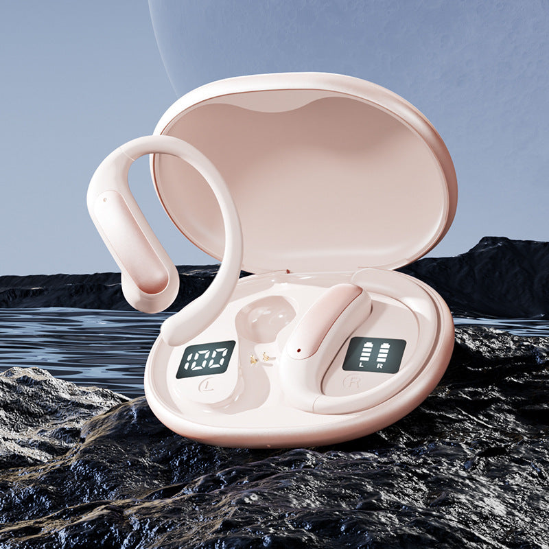 Popular M134Digital Display Ear-Hook Headphones Private Model High Appearance Long Battery Life Wireless Bluetooth Headphones