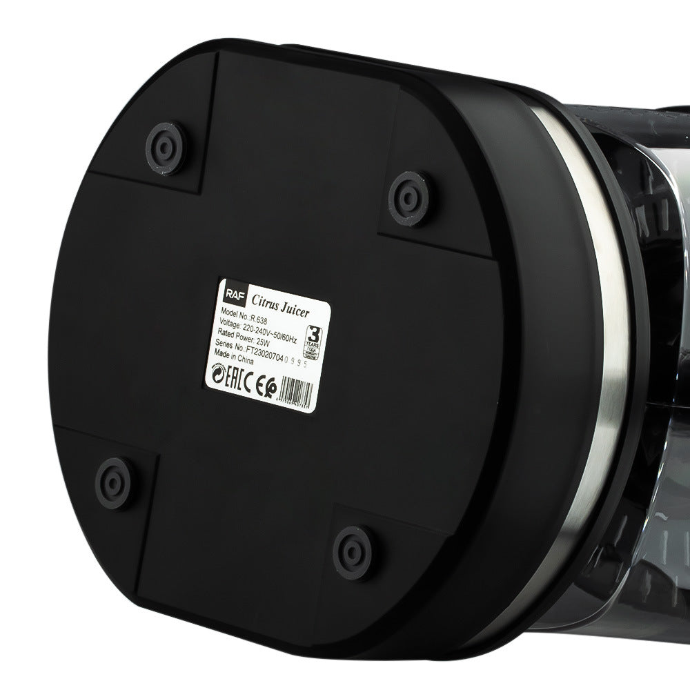 RAF EU Plug Electric Fresh Orange Juicer1.2L Household automatic juicer for lemon and orange juice, small and portable