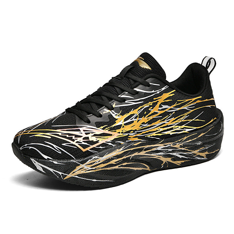 Zhi Jing5Generation pro Full-length Carbon Plate Casual Versatile Running Shoes for Teenagers Professional Lightweight Breathable Shock-absorbing Sports Shoes