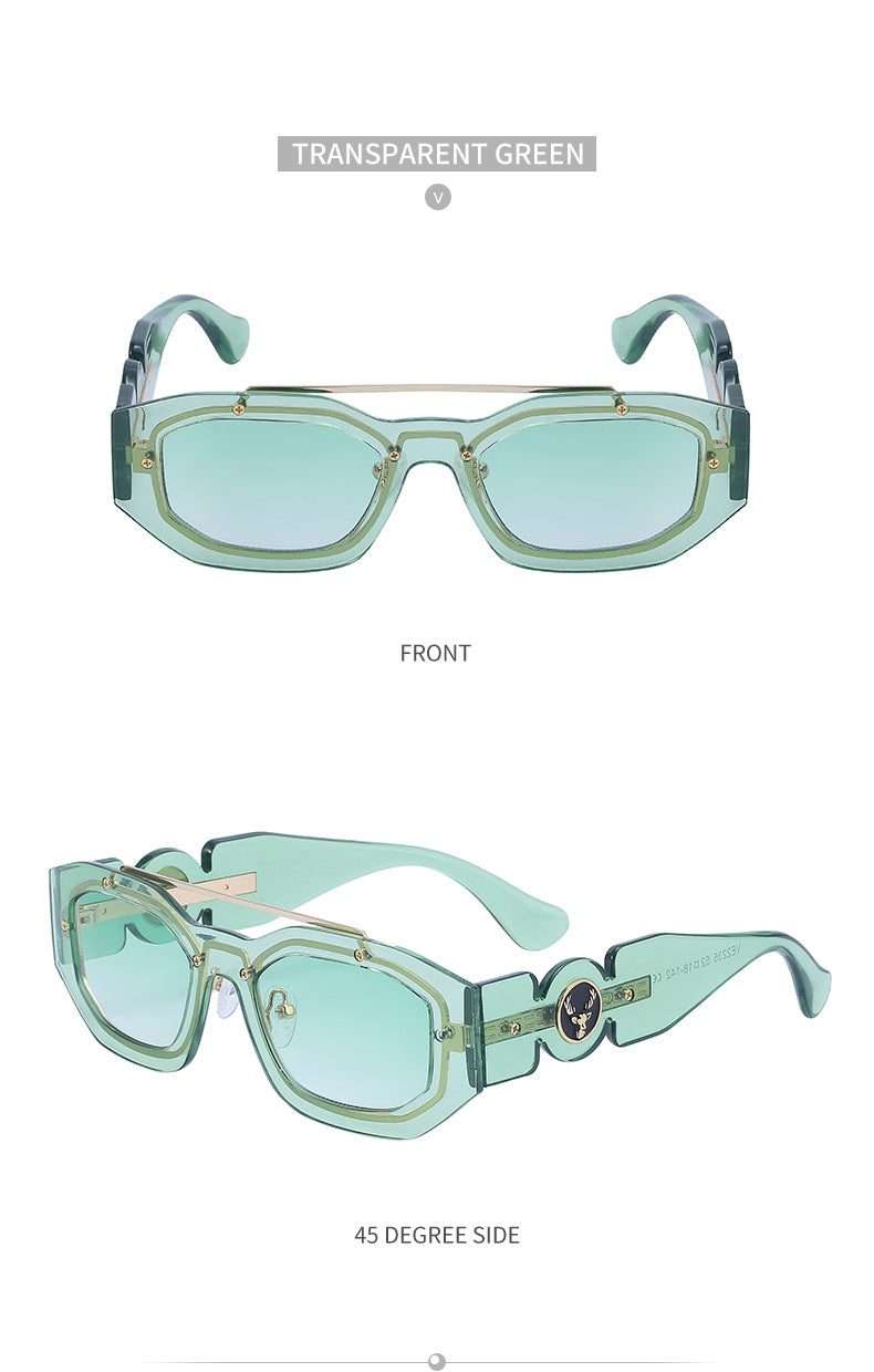 European and American Small Frame Sunglasses for Women UV Protection European and American Internet Celebrity Sunglasses for Women INS Wholesale