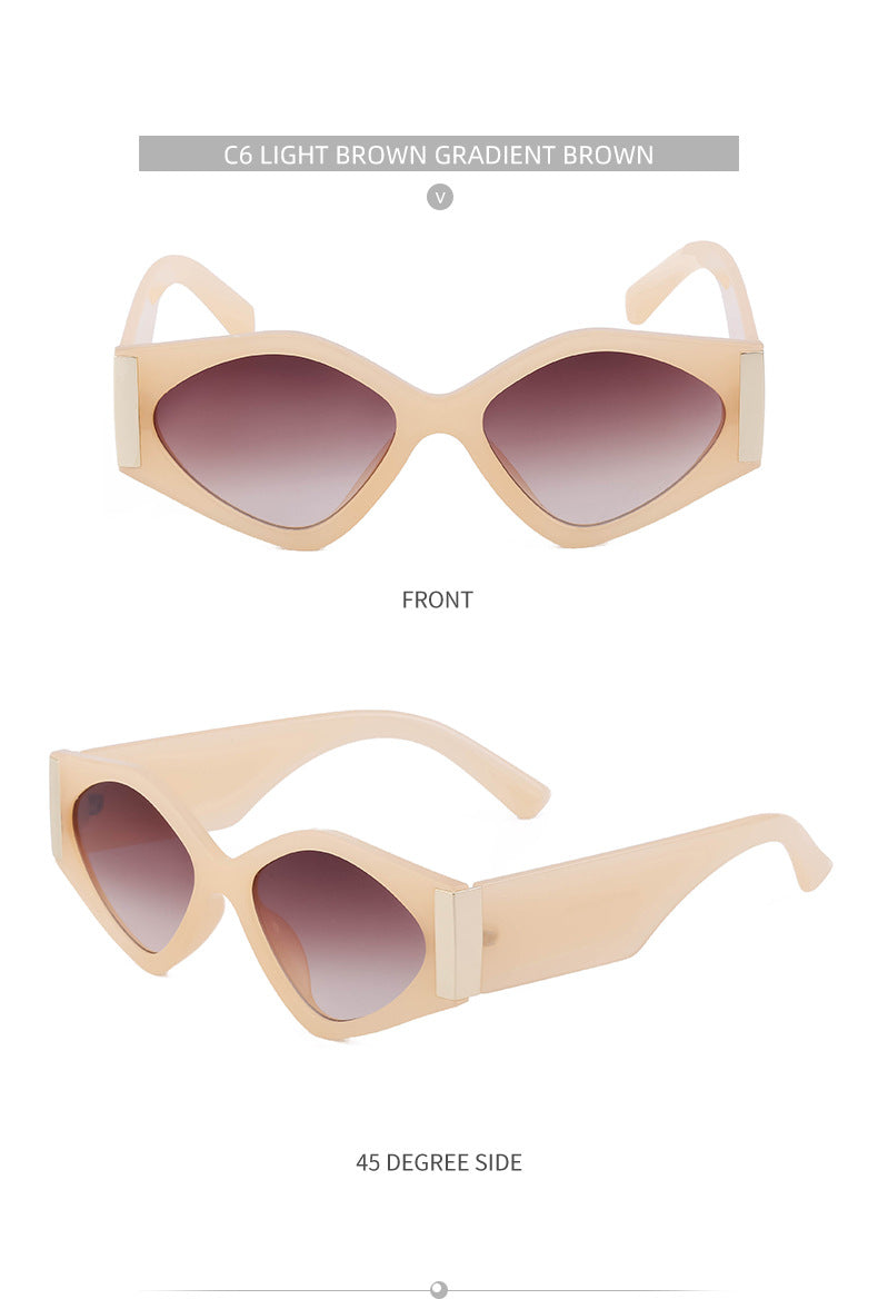 European and American style sunglasses for women trendy high-end feel ins Trendy Fashion Sunglasses for Women Wholesale sunglasses