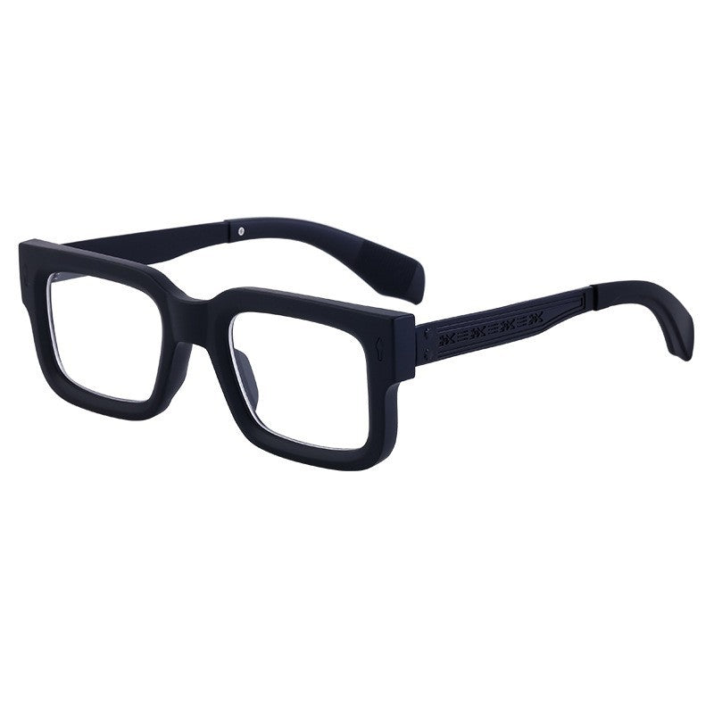 Fashion Square Frame Non-Prescription Glasses for Men, Can Be Fitted with Prescription Lenses, Optical Frame, Small Frame Glasses, Hot Sale