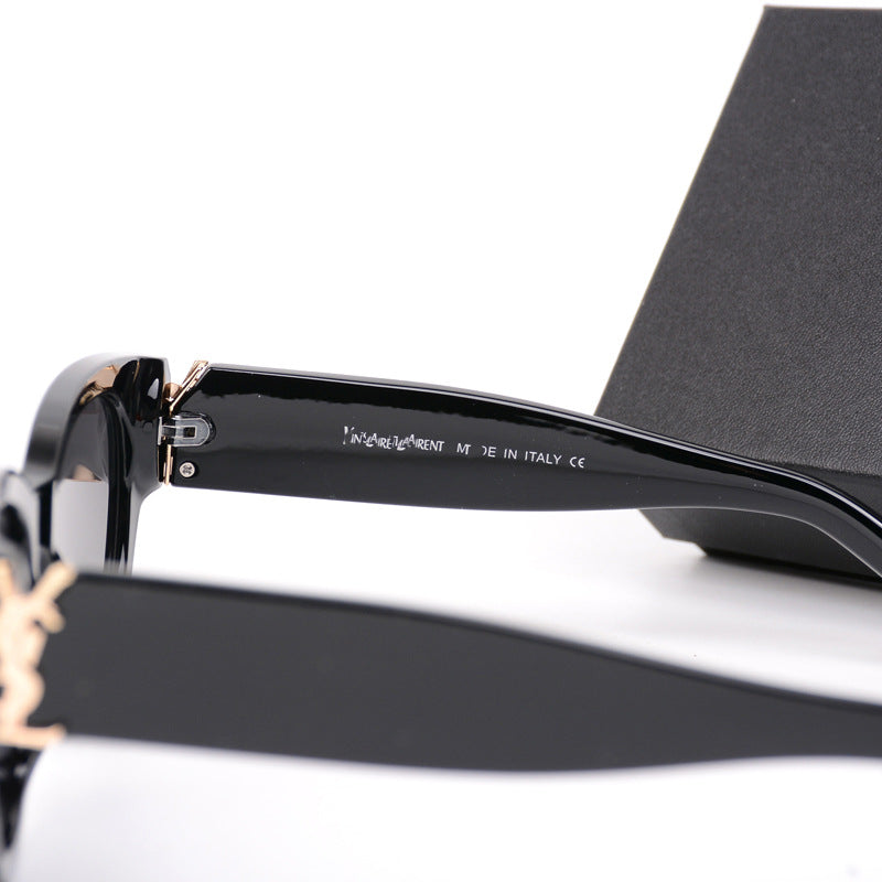 Park Caiying ROSE Same Style Sunglasses Versatile Fashionable Trendy Personality Street Style Sunglasses Wholesale6090