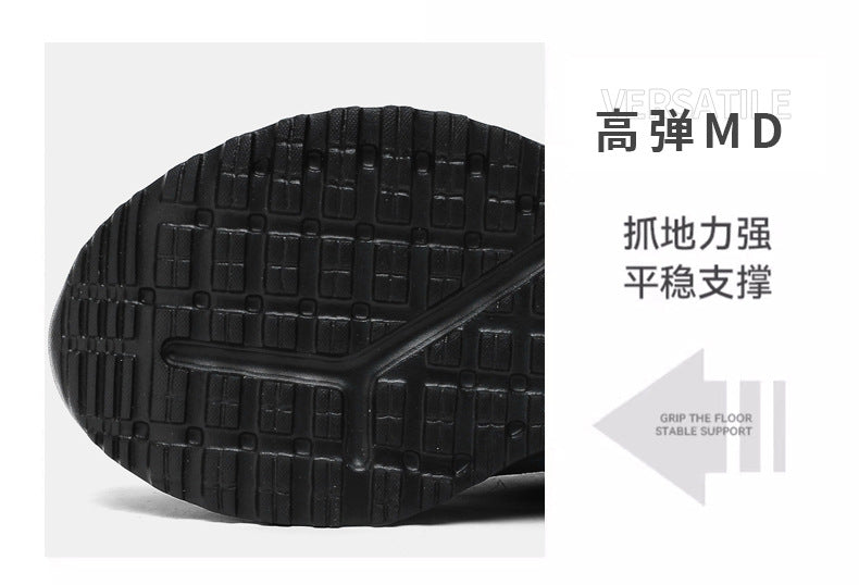 Autumn Women's Shock Absorption Lightweight Running Shoes Mesh Breathable Casual Shoes Non-Slip Popcorn Soft Sole Women's Breathable Comfortable