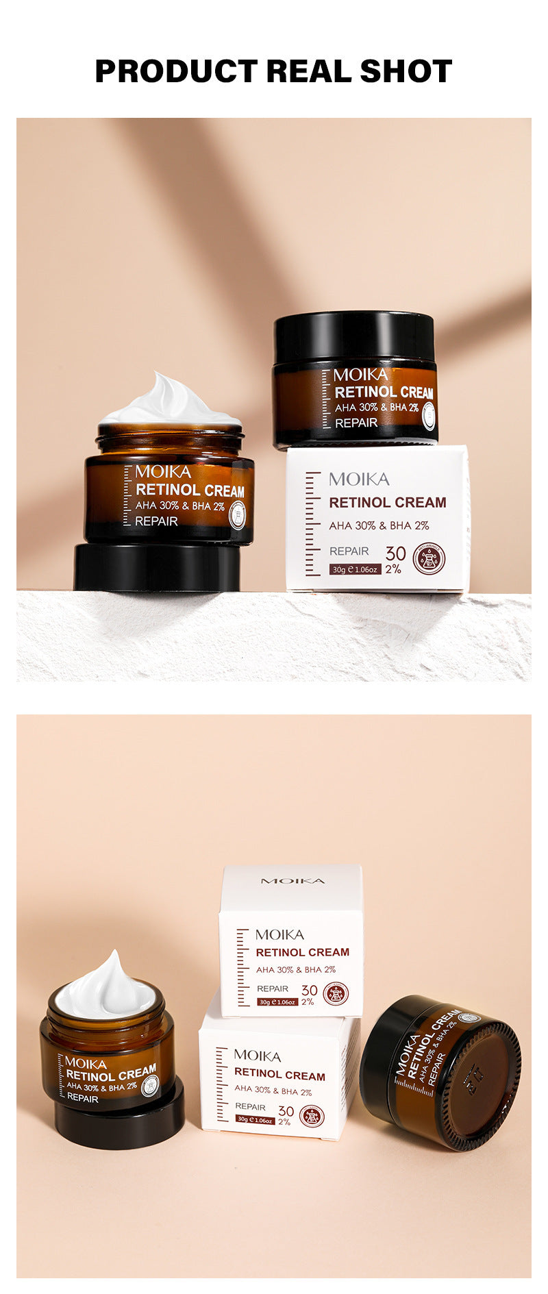 In Stock Universal Retinol Moisturizing Repair Cream Hydrating Anti-Wrinkle Firming Oil Control Skin