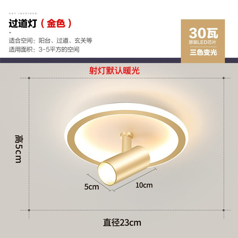 Aisle Light Corridor Light Luxury Balcony led Lamp Creative Background Wall Spotlight Simple Modern Cloakroom Ceiling Lamp