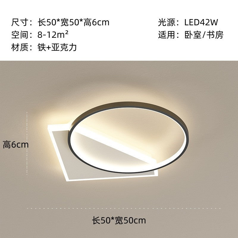 2025New Simple Modern Style led Ceiling Lamp Round Room Light Fixture Nordic Style Master Bedroom Dining Room Home Light Fixture