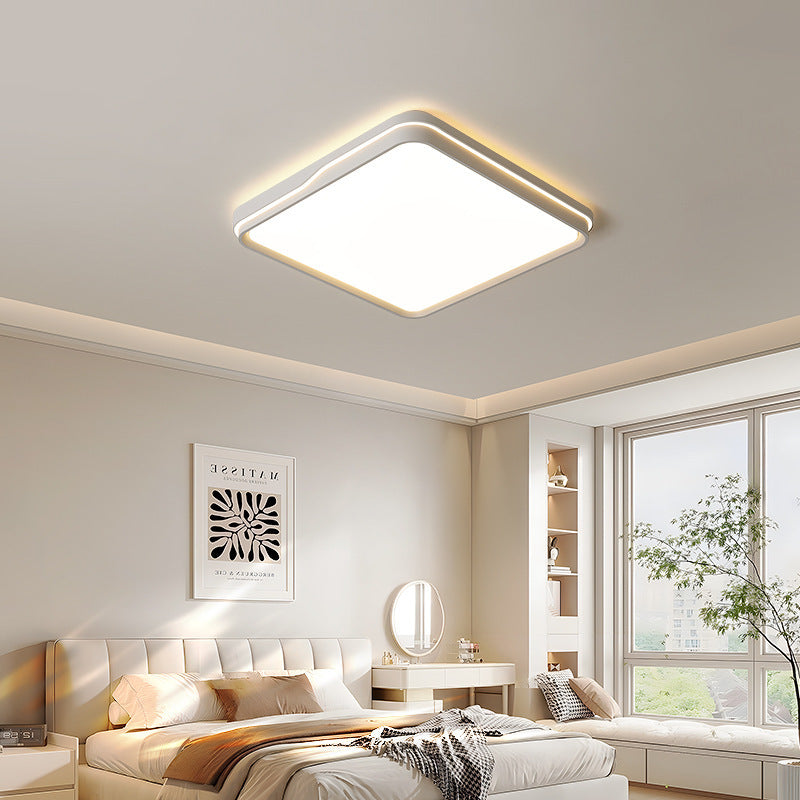 Full Spectrum Eye Protection Living Room Main Light2025New Trendy Cream Style Rectangular Ceiling Light Full House Zhongshan Lighting