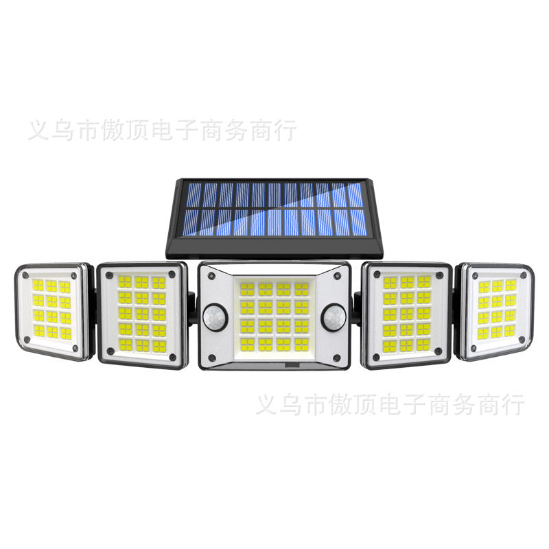 Solar Light Outdoor Garden Light Human Body Sensing Split Street Light Waterproof Wall Garden Garage Lighting Wall Light