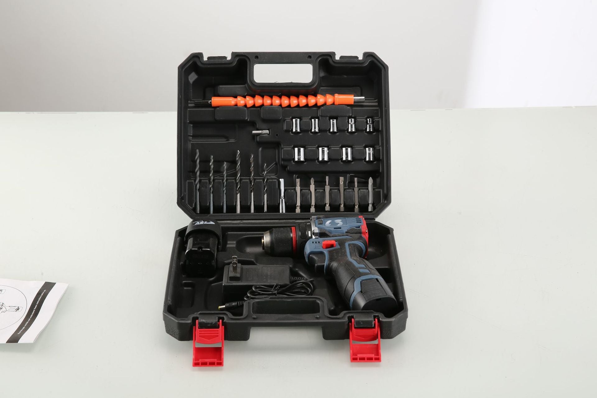 Mini Power Drill Dual-Speed Adjustable Multi-Function Hand Drill Household Brushless Lithium Battery Electric Drill Rechargeable Electric Screwdriver