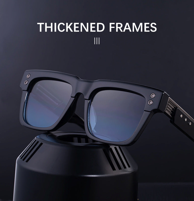 Men's Square Frame Sunglasses2025New European and American style sunglasses for men with a high-end fashion retro design and sun protection