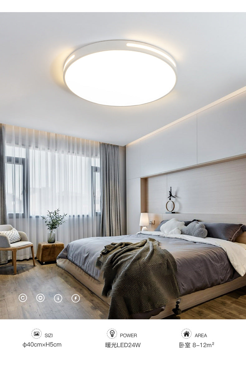 Ultra-thin Modern Minimalist LED Ceiling Lamp Round Bedroom Lighting Living Room Lamp Creative Study Dining Room Balcony Lighting Fixture
