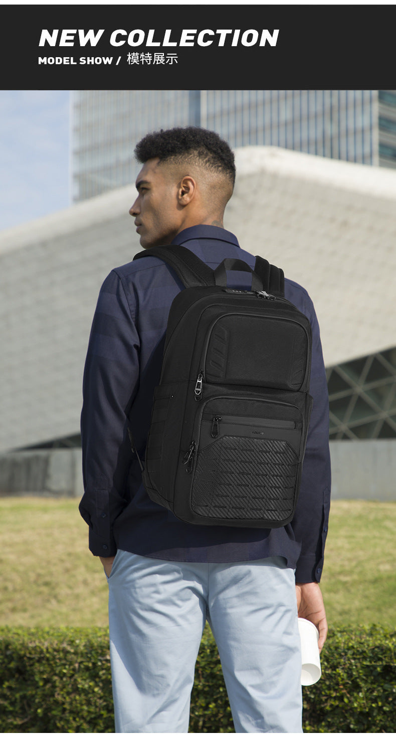 OZUKO Backpack Men's College Student Bag Lightweight Waterproof Large Capacity Casual Sports Computer Commuting Backpack