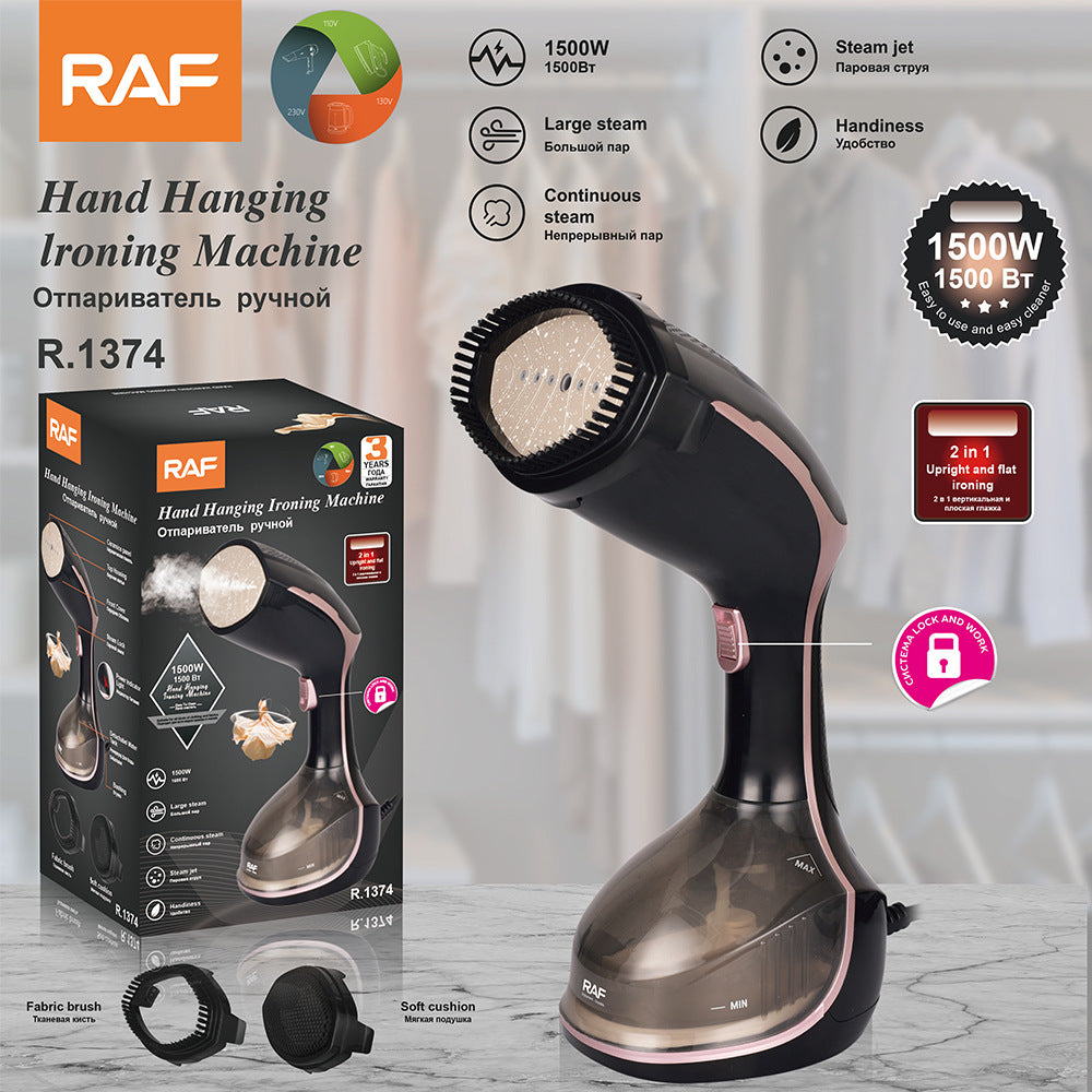 RAF EU Standard Handheld Electric Iron Mini Garment Steamer Hanging Steamer Iron Steam Small Household Clothes Steamer