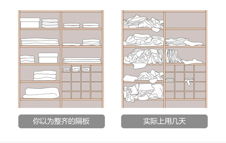 Cream Style Sliding Door Wardrobe Modern Simple Bedroom Home Use Sliding Door Cabinet Light Luxury Sliding Door Coat Wardrobe