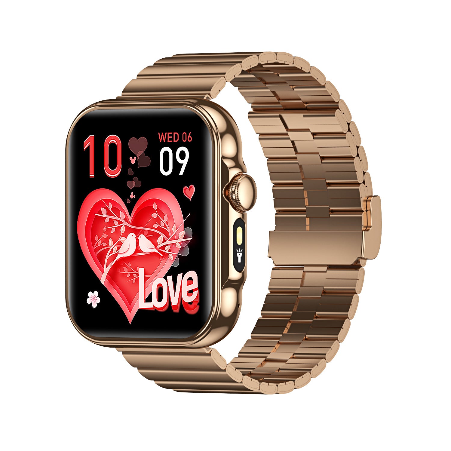 HDT11Smart Watch Bluetooth Call Music Voice Assistant Healthy Sleep Flashlight Bracelet New Style