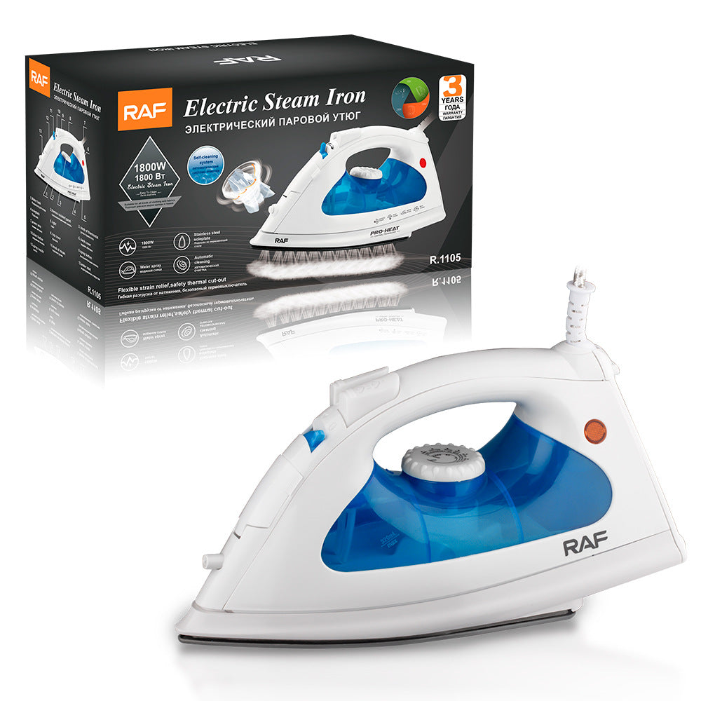 RAF European Standard Household Handheld Steam Ironing Machine Garment Steamer Small Portable Dry and Wet Dual-use Electric Iron