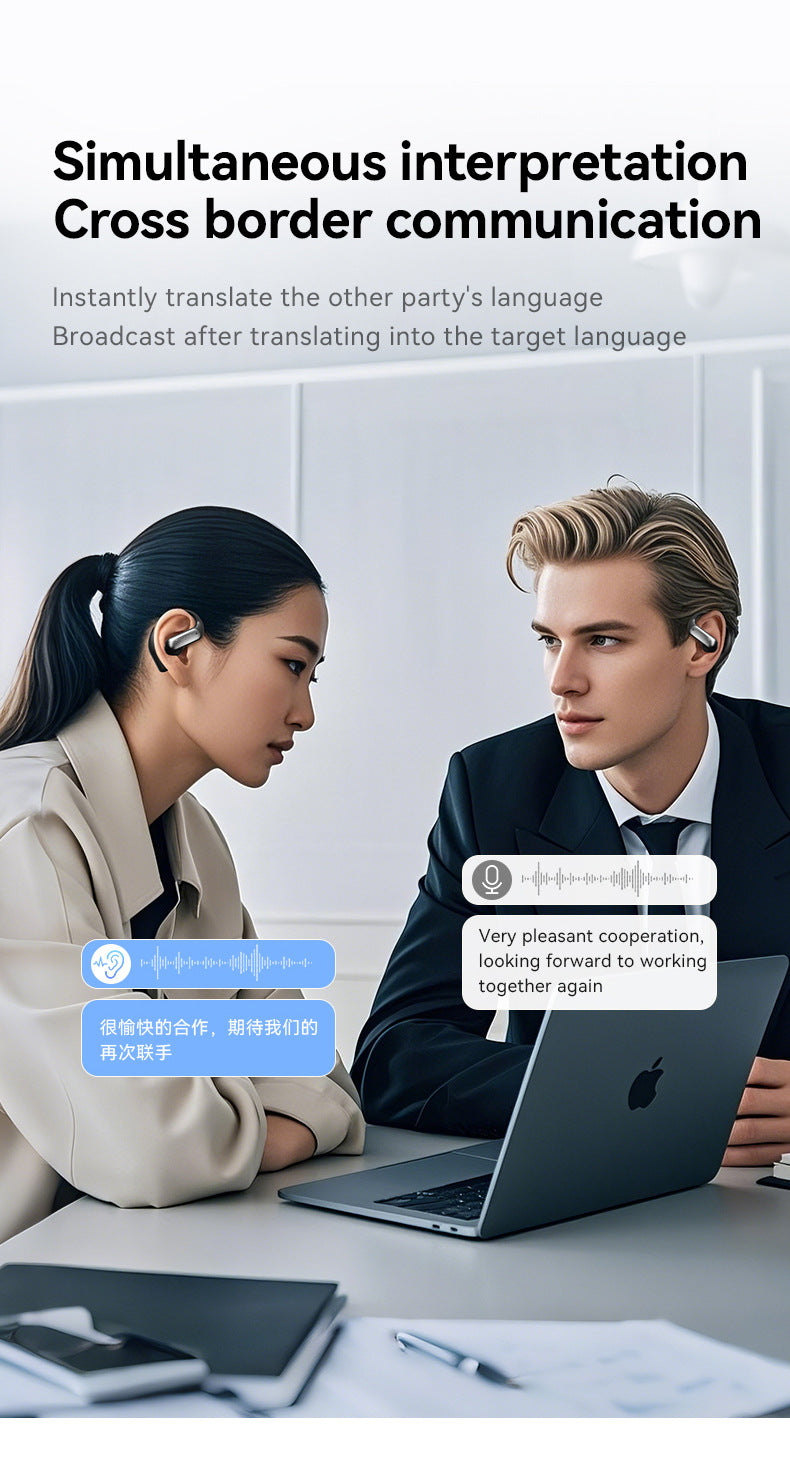 M118New AI Translation Long Battery Life Over-Ear Headphones Non-In-Ear Private Model Noise Cancelling Wireless Bluetooth Headphones