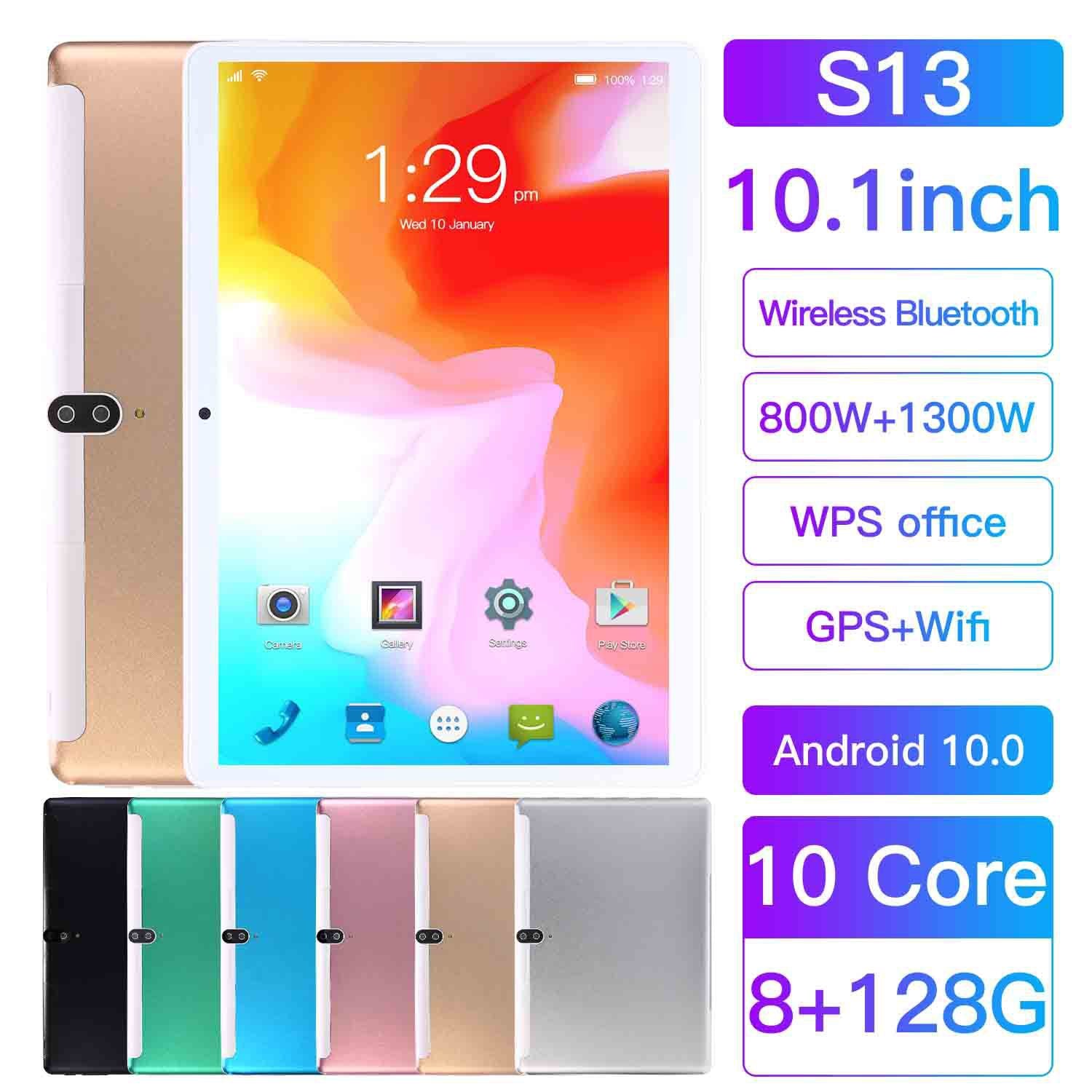 S13Tablet Pc10.1HD Screen Android Learning Tablet PC Octa-Core Game Console Wholesale